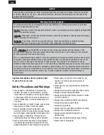 Preview for 2 page of E-FLITE UMX Habu 180 DF Instruction Manual