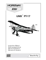 E-FLITE UMX PT-17 Instruction Manual предпросмотр