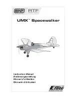 E-FLITE UMX Spacewalker Instruction Manual предпросмотр