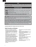 Preview for 2 page of E-FLITE UMX Spacewalker Instruction Manual