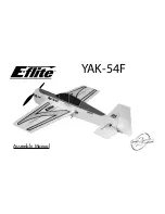 E-FLITE YAK-54F Assembly Manual предпросмотр