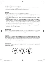 Предварительный просмотр 29 страницы E-FLOR AHA 18 LI User Instructions