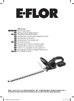 E-FLOR AHS 18 LI N Manual preview