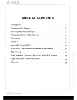 Предварительный просмотр 2 страницы E-fly ETB41 Operating Manual