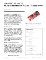 e-Gizmo MUDT-433 Hardware Manual preview