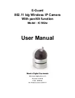 Preview for 1 page of E-Guard IC502w User Manual