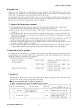 Preview for 2 page of E.J. Ozone Products ME800 series Instruction Manual