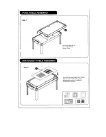 Preview for 4 page of E-Jet 10 in 1 Multi-Game Table Assembly Instructions Manual