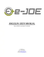 e-Joe ANGGUN User Manual preview