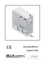 E.L.B. F-350 Operating Manual preview