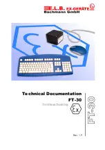 E.L.B. FT-30 Technical Documentation Manual preview