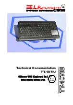 E.L.B. TT-107IU Technical Documentation Manual preview