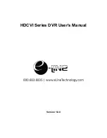 e-Line Technology HDCVI Series User Manual preview