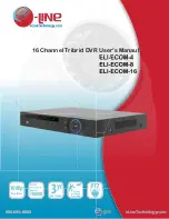 Preview for 1 page of E-line ELI-ECOM-4 User Manual