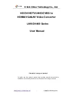 Preview for 1 page of E-LINK LNK-DH400 Series User Manual