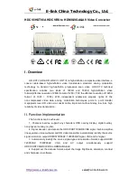 Preview for 2 page of E-LINK LNK-DH400 Series User Manual