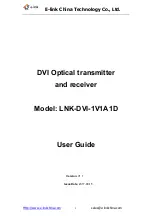 E-LINK LNK-DVI-1V1A1D User Manual preview