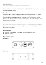 Preview for 1 page of E-LINK LNK-IMC3011-SFP Quick Start Manual