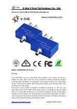 E-LINK LNK-MVHD-102 Series Quick Start Manual preview