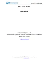 E-Lins C385 Series User Manual предпросмотр