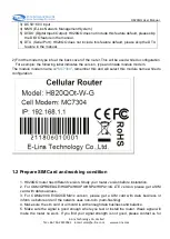 Предварительный просмотр 5 страницы E-Lins H820QO Series User Manual