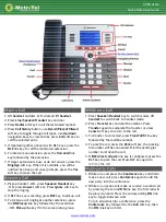 E-MetroTel 5006 Xstim Quick Reference Manual предпросмотр