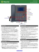 Preview for 1 page of E-MetroTel 5010W Xstim Quick Reference Manual