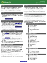 Preview for 2 page of E-MetroTel 5010W Xstim Quick Reference Manual