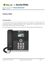 E-MetroTel Infinity 5006 Manual preview