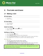Preview for 7 page of E-MetroTel XSTIM Infinity Phone User Manual
