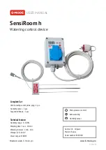 Preview for 1 page of E-Mode SensiRoom h User Manual