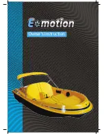 Предварительный просмотр 1 страницы e-motion electric pleasure boat Owner'S Instruction Manual