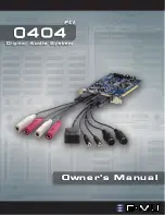 Preview for 1 page of E-Mu 404 Owner'S Manual