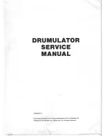 Предварительный просмотр 2 страницы E-Mu Drumulator Service Manual