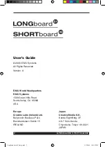 Предварительный просмотр 2 страницы E-Mu LONGboard61 User Manual