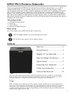 Preview for 4 page of E-Mu PS12 Owner'S Manual