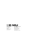Preview for 14 page of E-Mu RFX Manual