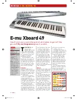 Preview for 1 page of E-Mu Xboard 49 Review Manual