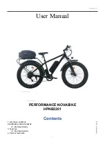 e-nova PERFORMANCE-NOVABIKE HPNB2201 User Manual preview