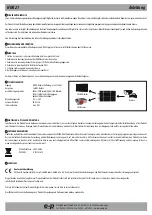 e+p Elektrik Handels HDK 21 Instruction Manual preview