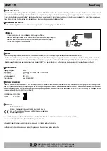 Предварительный просмотр 1 страницы e+p HDMS 121 Instruction Manual