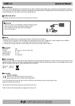 Предварительный просмотр 2 страницы e+p HDMS 121 Instruction Manual