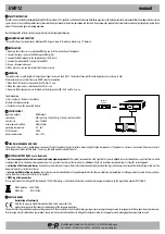 Предварительный просмотр 2 страницы e+p UHD 12 Manual