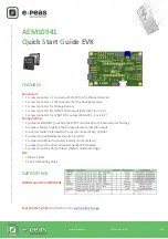 E-peas AEM10941 Quick Start Manual preview
