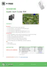 E-peas AEM20940 Quick Start Manual preview