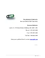 Preview for 11 page of E-PIL Med-Time XL User Instructions