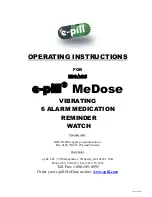 Preview for 1 page of E-PIL MEDOSE Operating Instructions