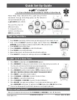 E-Pill CADEX Quick Setup Manual preview