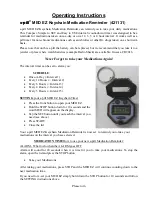 E-Pill MED EZ Operating Instructions preview