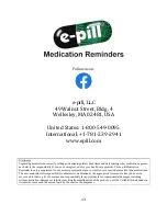 Предварительный просмотр 13 страницы E-Pill MedTime Station Plus Instruction Manual